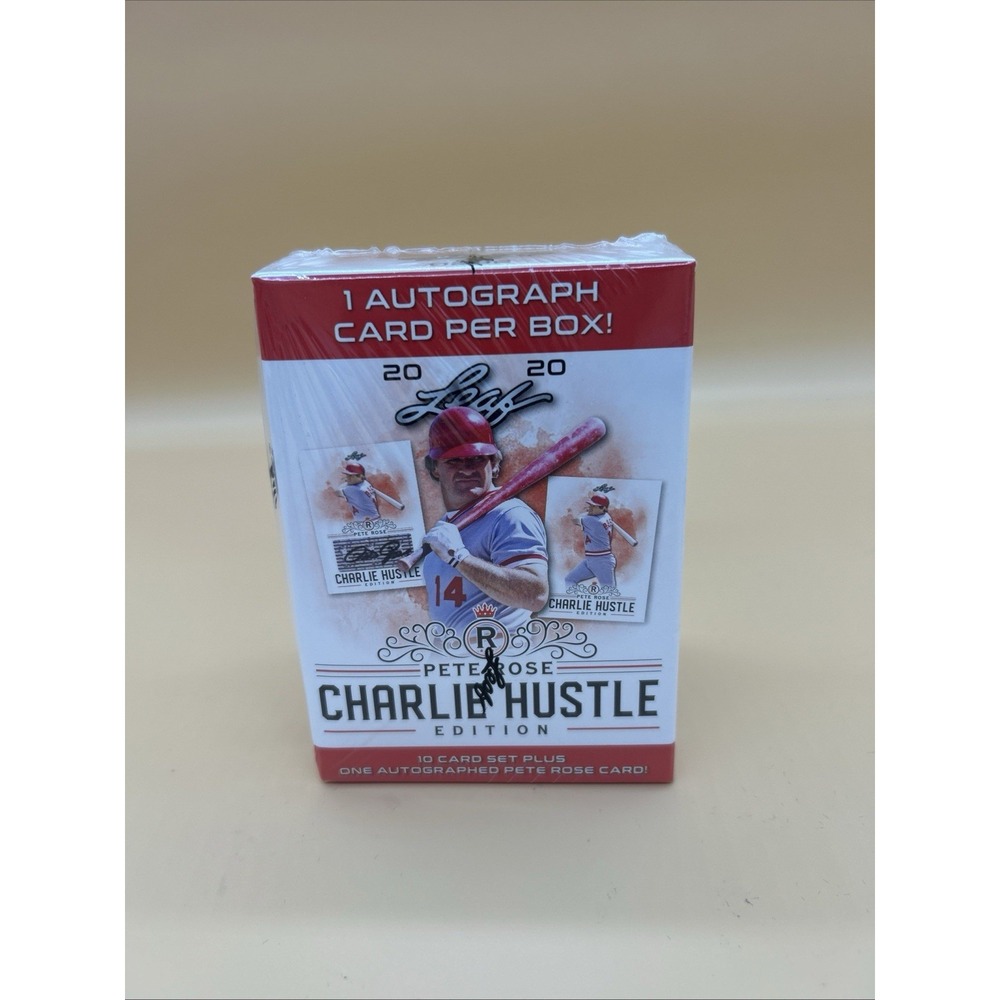 2020 Leaf Pete Rose Charlie Hustle Edition Factory Sealed Auto Autograph Box